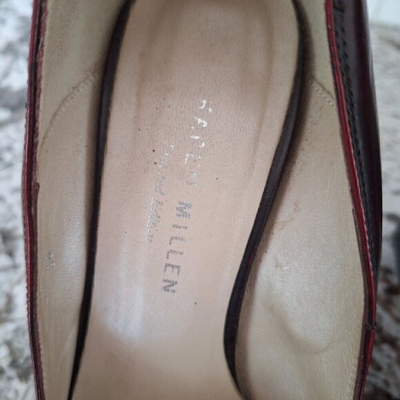 Karen Millen Pums  red Leather Heels size 38 - Picture 7 of 10